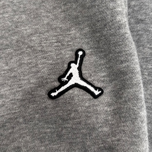 Nike Jordan Essentials Fleece Men's Pants - Carbon Heather - Large - DQ7340-091 - Picture 2 of 14